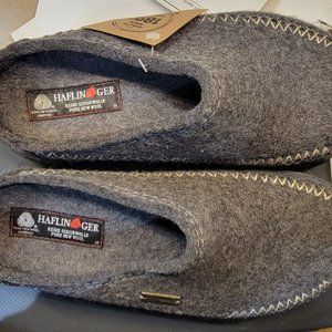 NWT Haflinger Pure New Wool Clogs in Gray - Size 39 (US Women 8.5 - 9 Men 6.5)